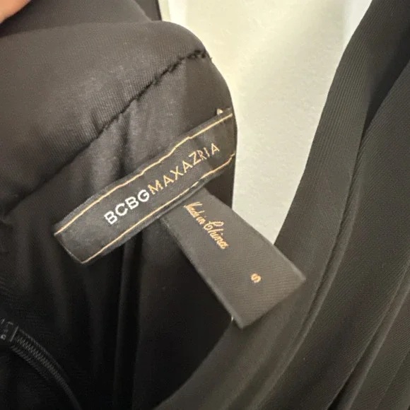 Vintage 90s Chic Whimisigoth bcbg black halter dress long gown womens size small - Picture 9 of 9